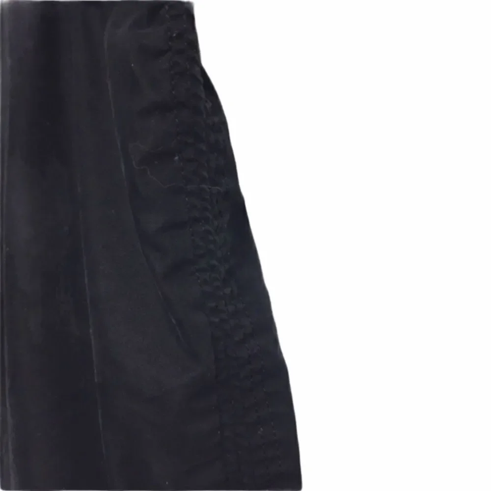 CLUB MONACO Black Lightweight Knee Length Pencil Skirt Side Ruching 0